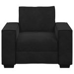 Casa si Gradina - Mobilier - Canapele si coltare - Canapele - Canapea scaun negru 59 cm catifea - Infinity.ro