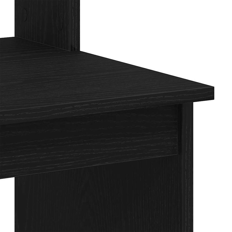Casa si Gradina - Mobilier - Mese si birouri - Birouri - Birou cu rafturi, stejar negru, 102x45x148 cm, lemn prelucrat - Infinity.ro