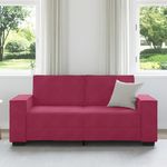 Casa si Gradina - Mobilier - Canapele si coltare - Canapele - Canapea cu 2 locuri, rosu vin, 140 cm, catifea - Infinity.ro