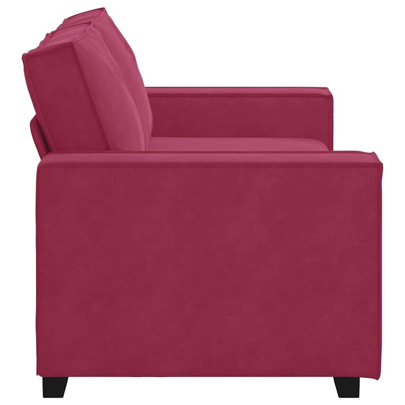Casa si Gradina - Mobilier - Canapele si coltare - Canapele - Canapea cu 2 locuri, rosu vin, 140 cm, catifea - Infinity.ro