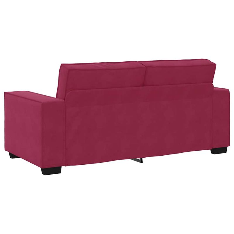 Casa si Gradina - Mobilier - Canapele si coltare - Canapele - Canapea cu 2 locuri, rosu vin, 140 cm, catifea - Infinity.ro