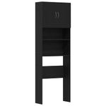 Casa si Gradina - Mobilier - Dulapuri si sifoniere - Dulapuri - Dulap pentru masina de spalat stejar negru lemn prelucrat - Infinity.ro
