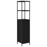 Casa si Gradina - Mobilier - Mobilier baie - Corpuri baie - Dulap de baie cu rafturi Stejar negru 36x35x165 cm - Infinity.ro