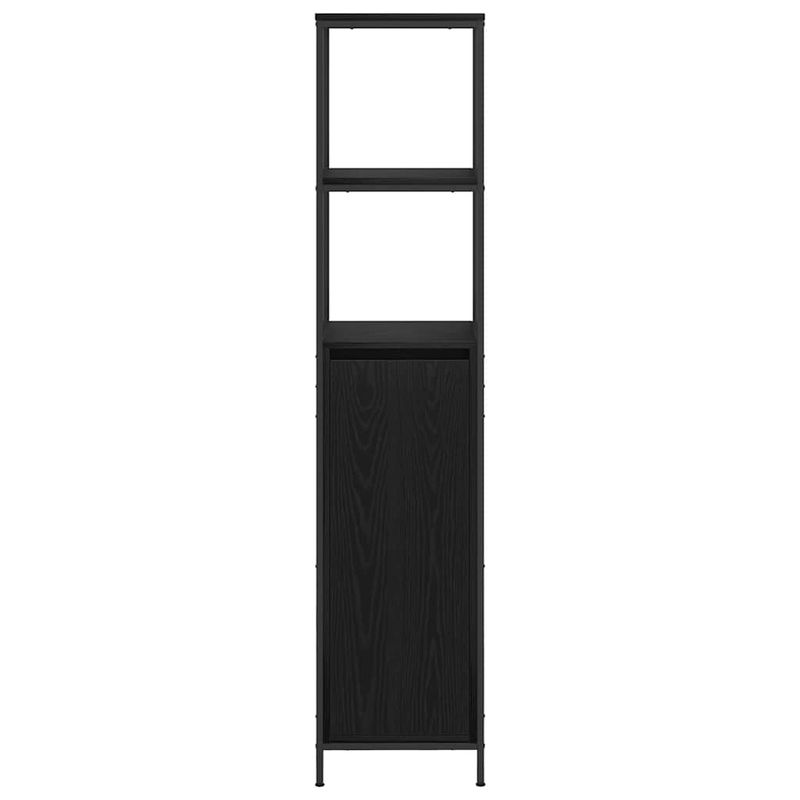 Casa si Gradina - Mobilier - Mobilier baie - Corpuri baie - Dulap de baie cu rafturi Stejar negru 36x35x165 cm - Infinity.ro