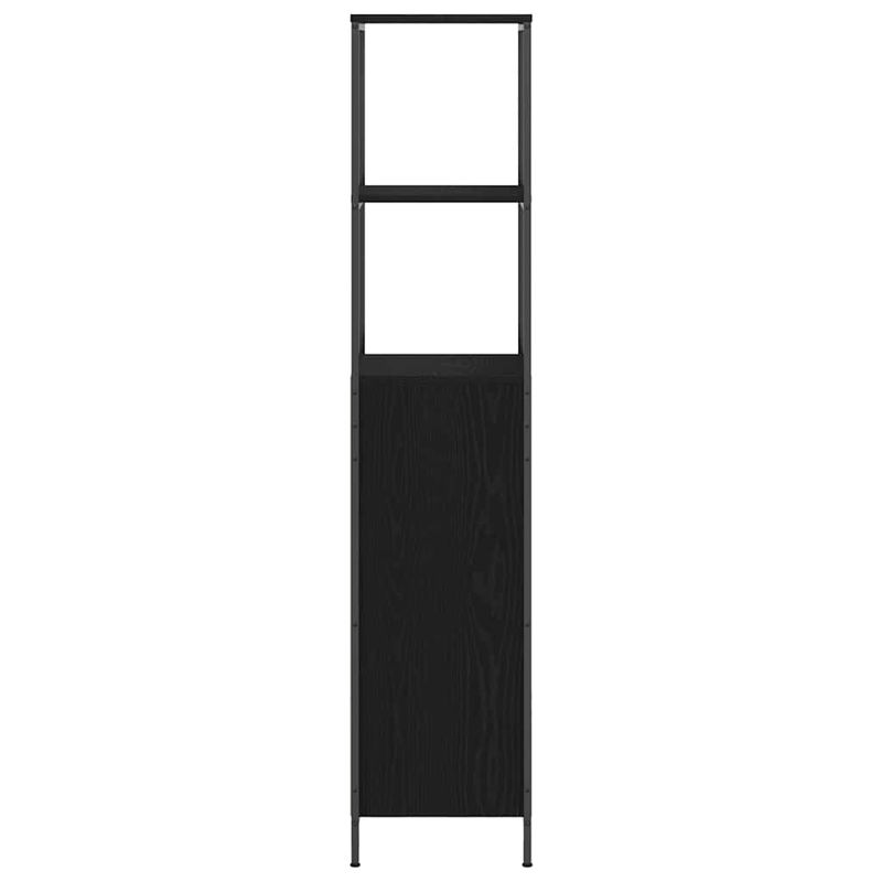 Casa si Gradina - Mobilier - Mobilier baie - Corpuri baie - Dulap de baie cu rafturi Stejar negru 36x35x165 cm - Infinity.ro