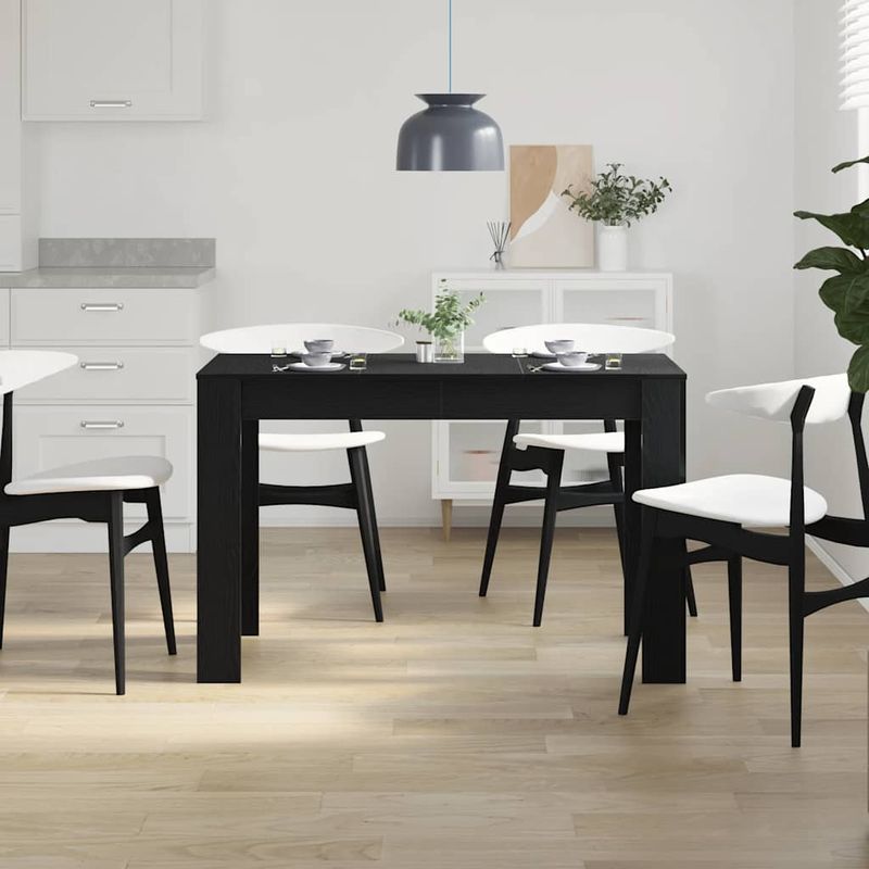 Casa si Gradina - Mobilier - Mese si birouri - Mese bucatarie si dining - Masa de sufragerie din stejar negru 120x60x76 cm lemn prelucrat - Infinity.ro