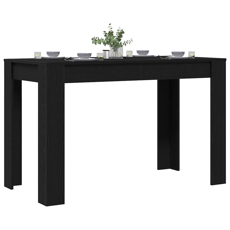 Casa si Gradina - Mobilier - Mese si birouri - Mese bucatarie si dining - Masa de sufragerie din stejar negru 120x60x76 cm lemn prelucrat - Infinity.ro