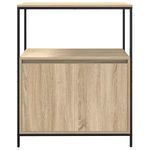 Casa si Gradina - Mobilier - Mobilier baie - Corpuri baie - Dulap de baie cu rafturi Stejar Sonoma 76,5x35x95 cm - Infinity.ro