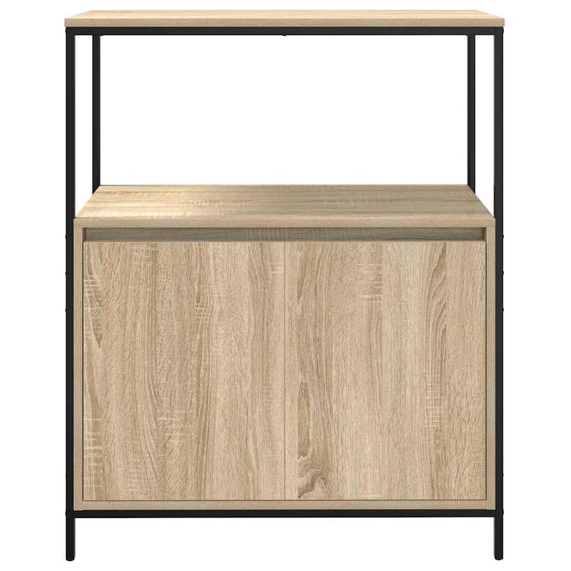 Casa si Gradina - Mobilier - Mobilier baie - Corpuri baie - Dulap de baie cu rafturi Stejar Sonoma 76,5x35x95 cm - Infinity.ro