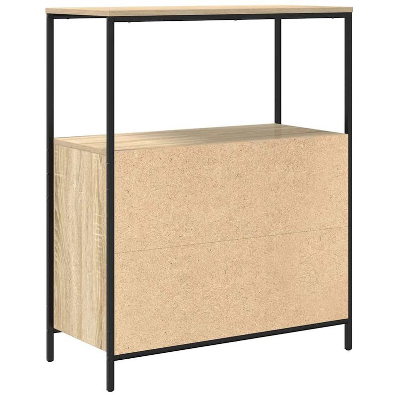 Casa si Gradina - Mobilier - Mobilier baie - Corpuri baie - Dulap de baie cu rafturi Stejar Sonoma 76,5x35x95 cm - Infinity.ro