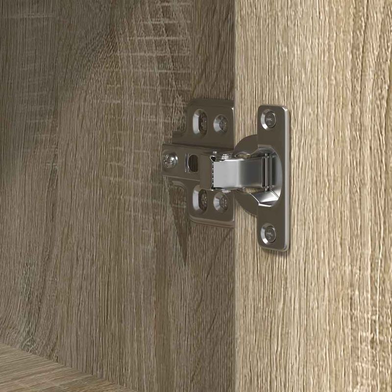 Casa si Gradina - Mobilier - Mobilier baie - Corpuri baie - Dulap de baie cu rafturi Stejar Sonoma 76,5x35x95 cm - Infinity.ro
