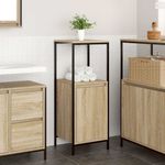 Casa si Gradina - Mobilier - Mobilier baie - Corpuri baie - Dulap de baie cu rafturi Stejar Sonoma 36x35x95 cm - Infinity.ro