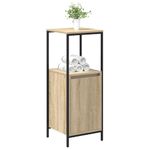 Casa si Gradina - Mobilier - Mobilier baie - Corpuri baie - Dulap de baie cu rafturi Stejar Sonoma 36x35x95 cm - Infinity.ro