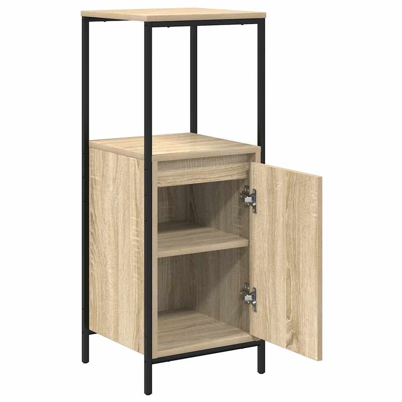 Casa si Gradina - Mobilier - Mobilier baie - Corpuri baie - Dulap de baie cu rafturi Stejar Sonoma 36x35x95 cm - Infinity.ro