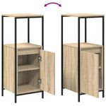 Casa si Gradina - Mobilier - Mobilier baie - Corpuri baie - Dulap de baie cu rafturi Stejar Sonoma 36x35x95 cm - Infinity.ro