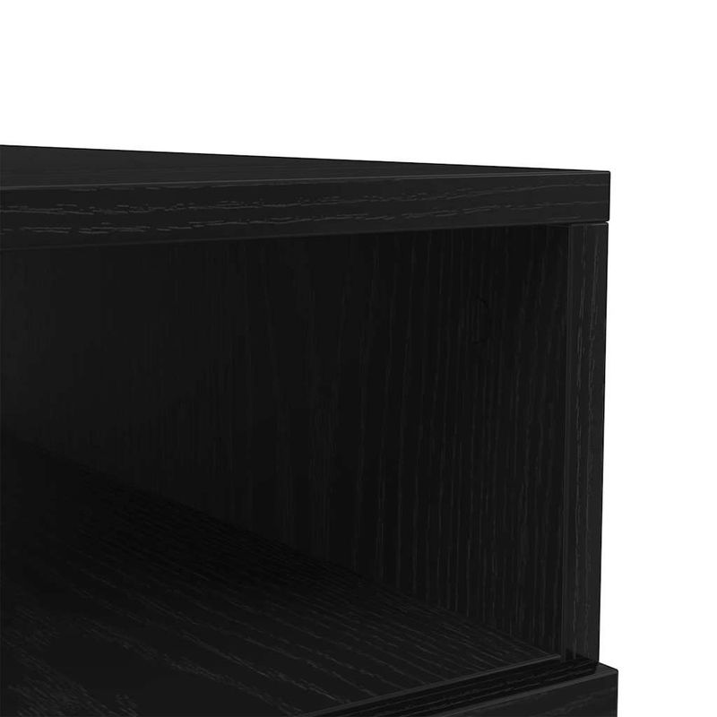 Casa si Gradina - Mobilier - Mese si birouri - Masute de cafea - Masuta de cafea cu lumini LED Stejar negru 90x49x40 cm - Infinity.ro