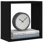 Casa si Gradina - Mobilier - Biblioteci si rafturi - Rafturi - Rafturi de perete cub 2 buc. stejar negru, 30x15x30 cm lemn - Infinity.ro
