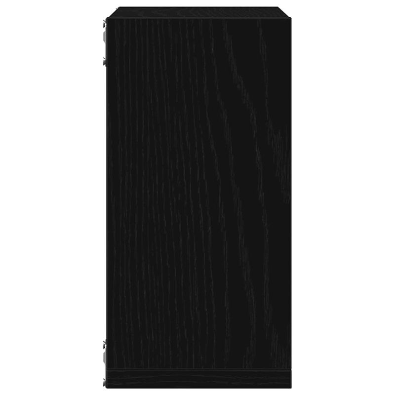 Casa si Gradina - Mobilier - Biblioteci si rafturi - Rafturi - Rafturi de perete cub 6 buc. stejar negru, 30x15x30 cm lemn - Infinity.ro
