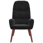 Casa si Gradina - Mobilier - Scaune si fotolii - Fotolii - Fotoliu de relaxare, negru, catifea - Infinity.ro