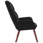 Casa si Gradina - Mobilier - Scaune si fotolii - Fotolii - Fotoliu de relaxare, negru, catifea - Infinity.ro