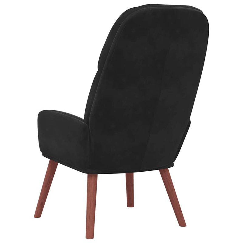 Casa si Gradina - Mobilier - Scaune si fotolii - Fotolii - Fotoliu de relaxare, negru, catifea - Infinity.ro