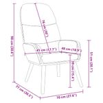 Casa si Gradina - Mobilier - Scaune si fotolii - Fotolii - Fotoliu de relaxare, negru, catifea - Infinity.ro