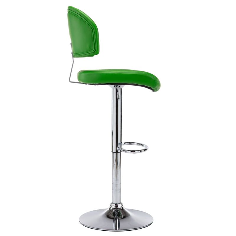 Casa si Gradina - Mobilier - Scaune si fotolii - Scaune - Scaun de bar, verde, piele ecologica - Infinity.ro