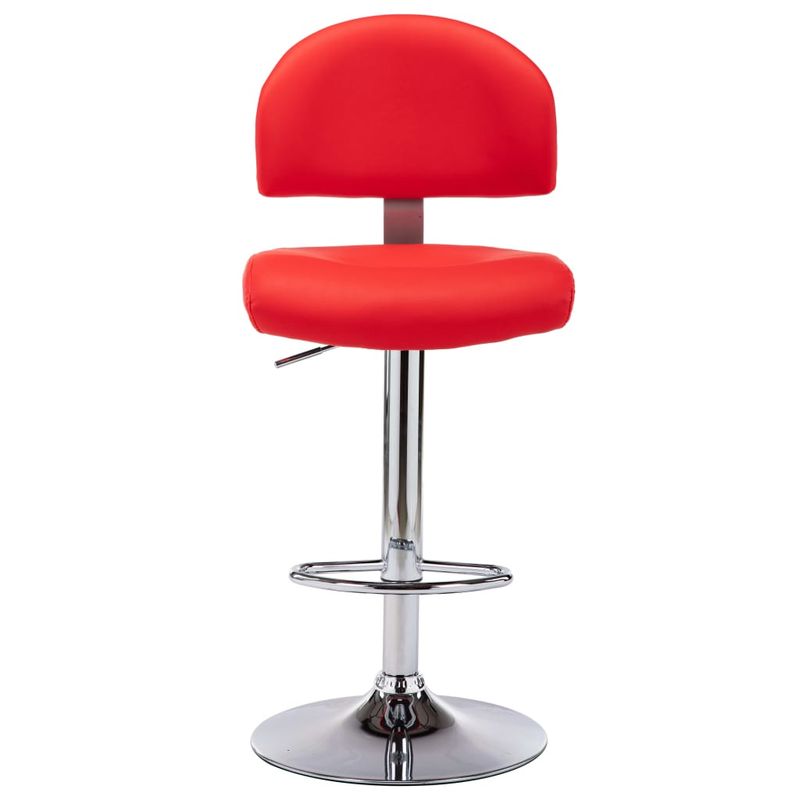 Casa si Gradina - Mobilier - Scaune si fotolii - Scaune - Scaune de bar, 2 buc., rosu, piele ecologica - Infinity.ro