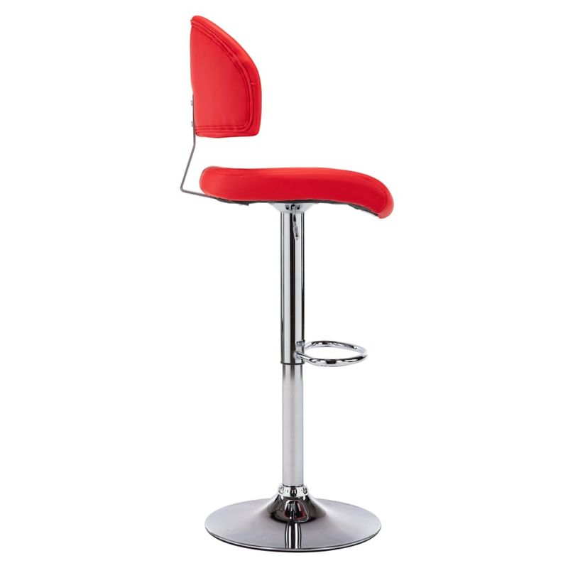 Casa si Gradina - Mobilier - Scaune si fotolii - Scaune - Scaune de bar, 2 buc., rosu, piele ecologica - Infinity.ro