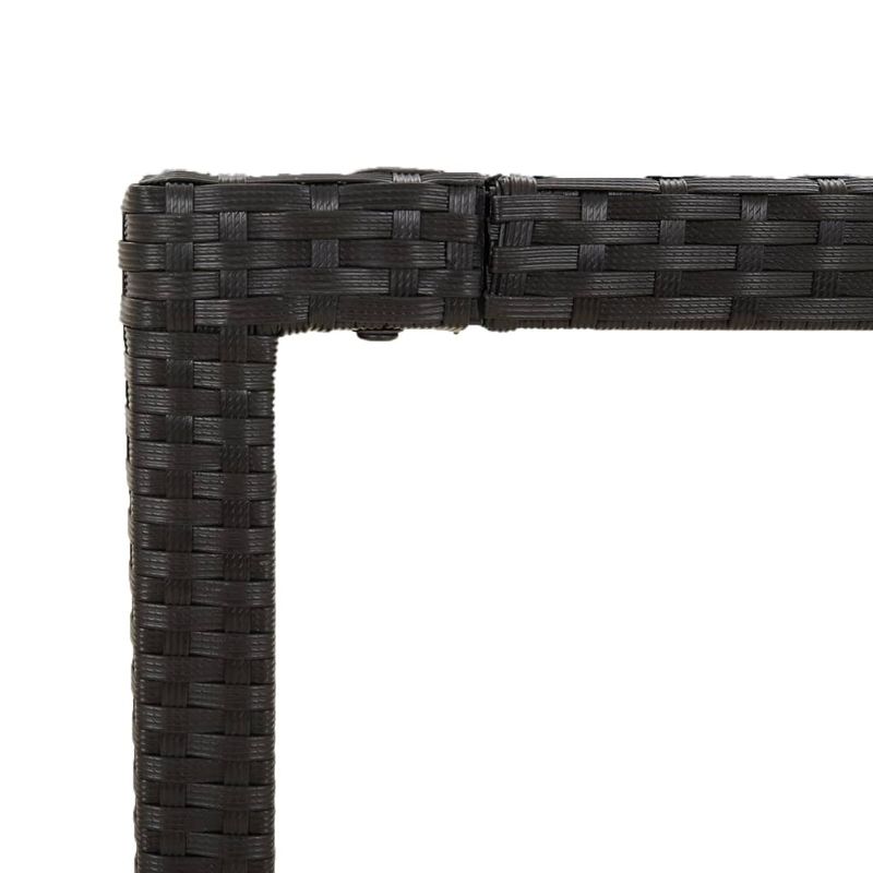 Casa si Gradina - Gradina si terasa - Mobilier exterior - Seturi mobila gradina - Set mobilier de gradina cu perne, 7 piese, negru, poliratan - Infinity.ro