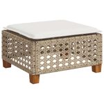 Casa si Gradina - Gradina si terasa - Mobilier exterior - Seturi mobila gradina - Set canapele de gradina, 8 piese, cu perne, bej, poliratan - Infinity.ro