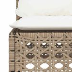 Casa si Gradina - Gradina si terasa - Mobilier exterior - Seturi mobila gradina - Set canapele de gradina, 8 piese, cu perne, bej, poliratan - Infinity.ro
