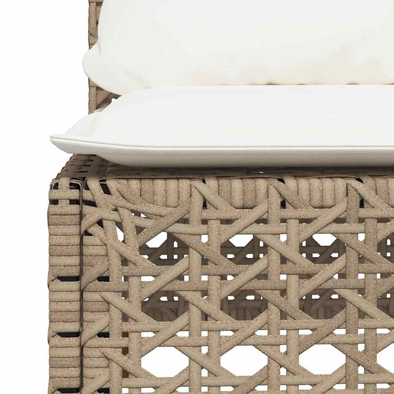 Casa si Gradina - Gradina si terasa - Mobilier exterior - Seturi mobila gradina - Set canapele de gradina, 8 piese, cu perne, bej, poliratan - Infinity.ro