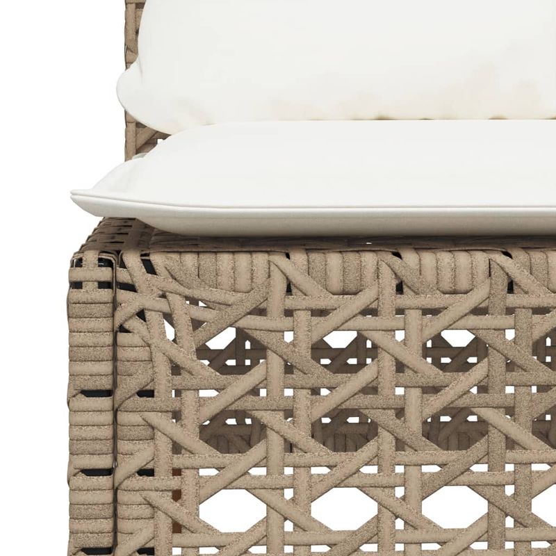 Casa si Gradina - Gradina si terasa - Mobilier exterior - Seturi mobila gradina - Set canapele de gradina, 7 piese, cu perne, bej, poliratan - Infinity.ro