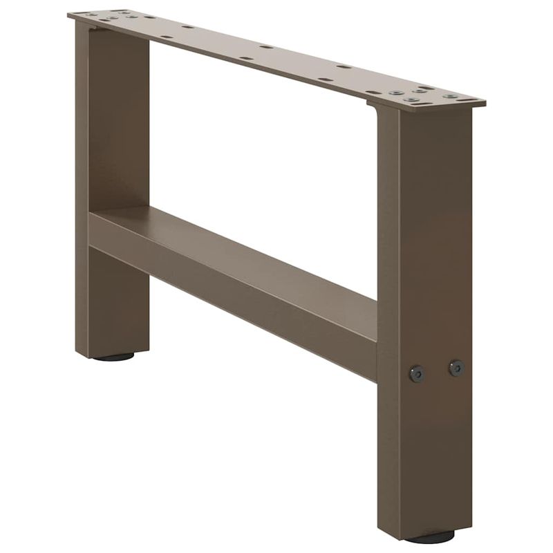 Casa si Gradina - Mobilier - Feronerie si accesorii mobila - Picioare masuta de cafea otel natural 2 buc 60x(30-31) cm otel - Infinity.ro