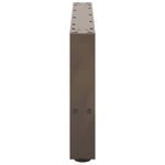Casa si Gradina - Mobilier - Feronerie si accesorii mobila - Picioare masuta de cafea otel natural 2 buc 60x(30-31) cm otel - Infinity.ro