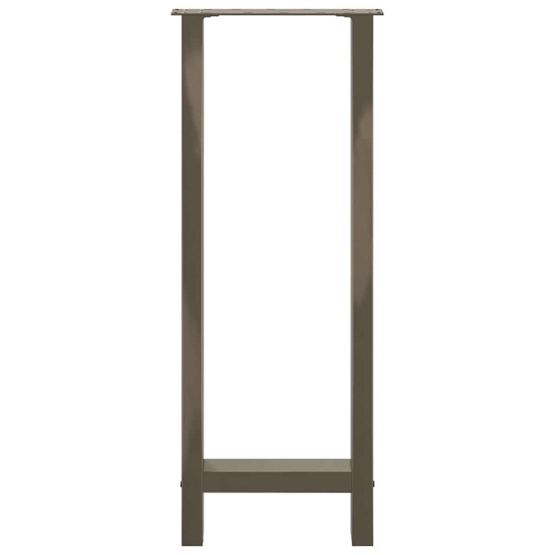 Casa si Gradina - Mobilier - Feronerie si accesorii mobila - Picioare masuta de cafea Otel natural 2 buc 50x(100-101)cm Otel - Infinity.ro