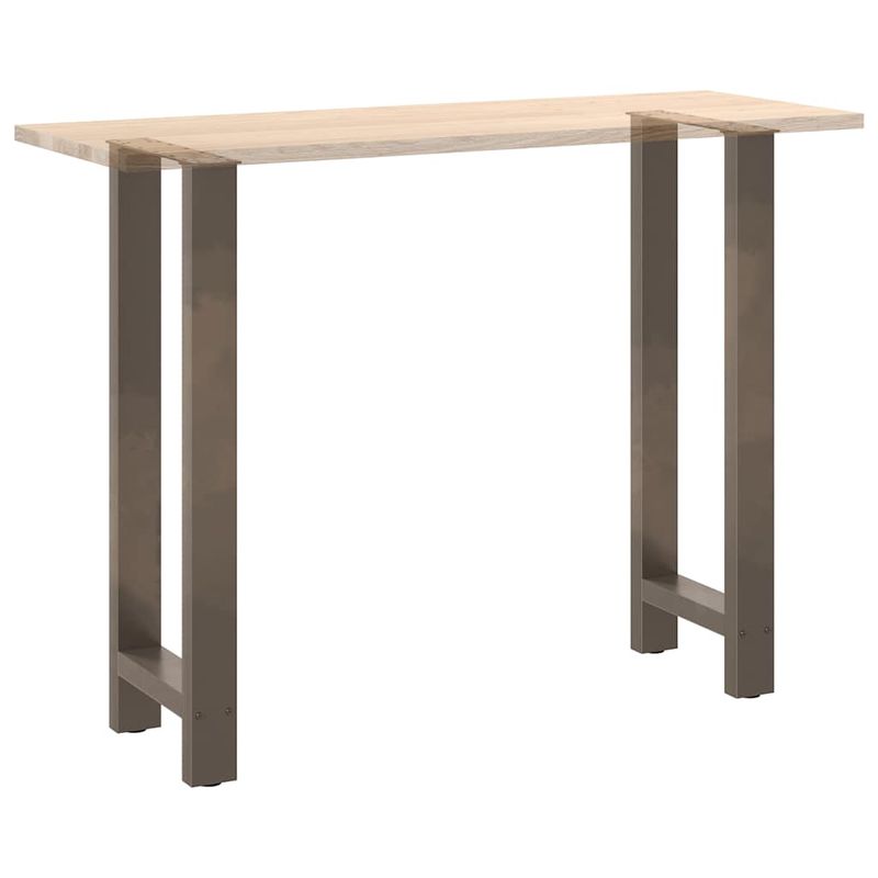 Casa si Gradina - Mobilier - Feronerie si accesorii mobila - Picioare masuta de cafea Otel natural 2 buc 50x(100-101)cm Otel - Infinity.ro