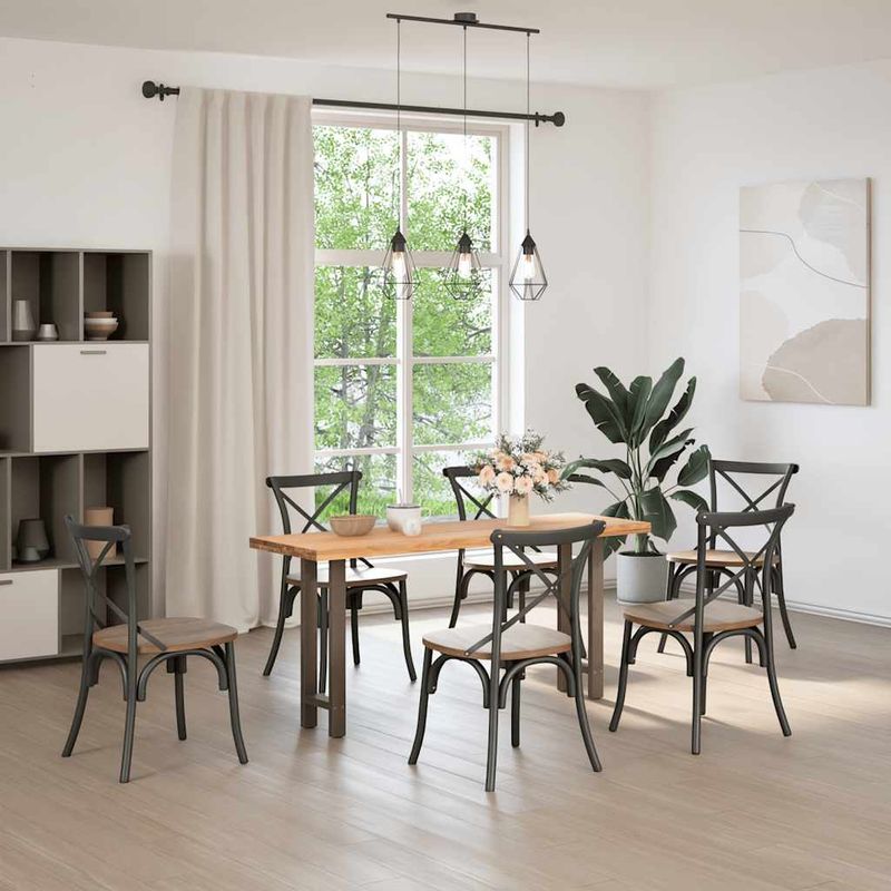Casa si Gradina - Mobilier - Feronerie si accesorii mobila - Picioare masuta de cafea Otel natural 2 buc 38x(72-73) cm Otel - Infinity.ro