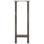 Casa si Gradina - Mobilier - Feronerie si accesorii mobila - Picioare masuta de cafea Otel natural 2 buc 38x(72-73) cm Otel - Infinity.ro
