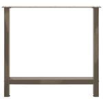 Casa si Gradina - Mobilier - Feronerie si accesorii mobila - Picioare masuta de cafea Otel natural 2 buc 80x(72-73) cm Otel - Infinity.ro