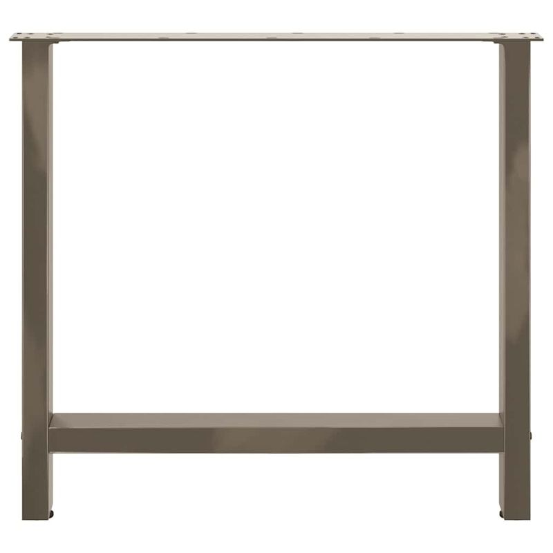 Casa si Gradina - Mobilier - Feronerie si accesorii mobila - Picioare masuta de cafea Otel natural 2 buc 80x(72-73) cm Otel - Infinity.ro