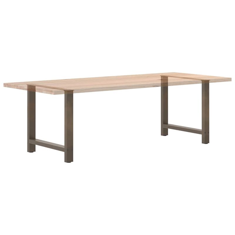 Casa si Gradina - Mobilier - Feronerie si accesorii mobila - Picioare masuta de cafea Otel natural 2 buc 80x(72-73) cm Otel - Infinity.ro
