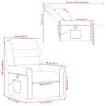 Ingrijire personala si Cosmetice - Sanatate si wellness - Articole wellness - Fotolii de masaj - Fotoliu de masaj rabatabil, maro, material textil - Infinity.ro