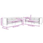 Casa si Gradina - Mobilier - Seturi de mobilier - Seturi living - Set canapele Chesterfield cu perne rulou, 2 piese, roz, catifea - Infinity.ro