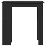 Casa si Gradina - Mobilier - Mese si birouri - Mese bucatarie si dining - Masa de bar cu suport depozitare Stejar negru 102x50x103,5 cm - Infinity.ro