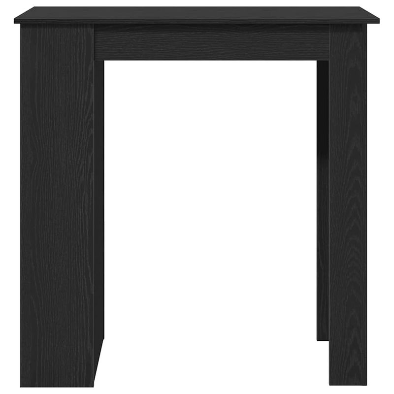 Casa si Gradina - Mobilier - Mese si birouri - Mese bucatarie si dining - Masa de bar cu suport depozitare Stejar negru 102x50x103,5 cm - Infinity.ro