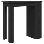Casa si Gradina - Mobilier - Mese si birouri - Mese bucatarie si dining - Masa de bar cu suport depozitare Stejar negru 102x50x103,5 cm - Infinity.ro