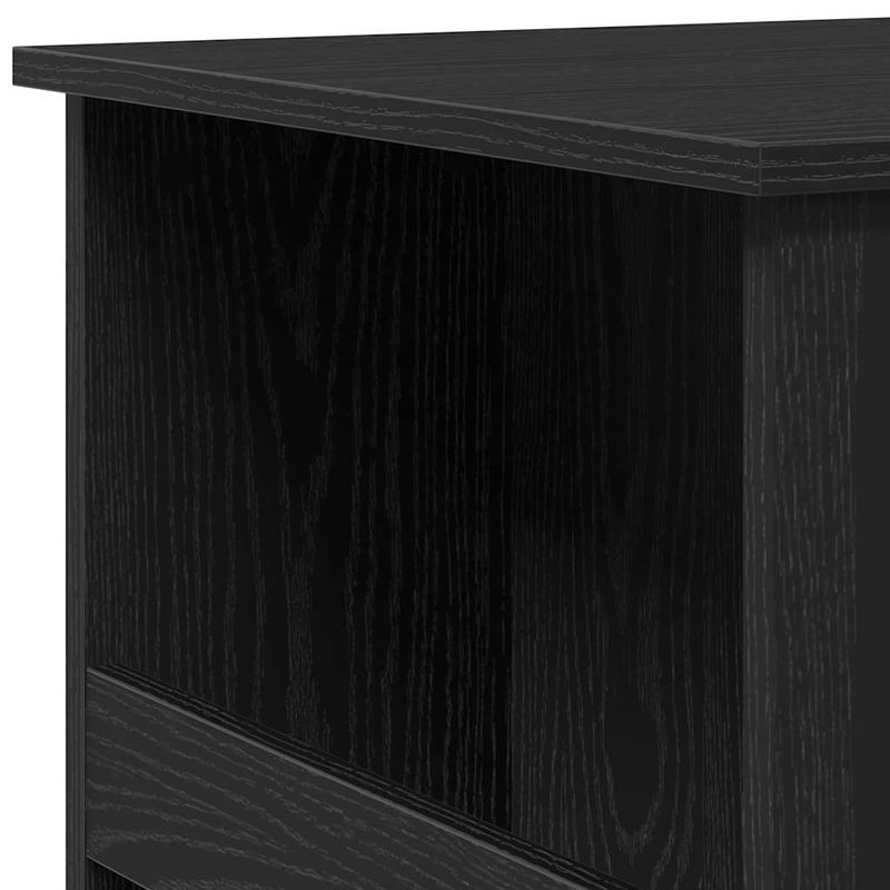 Casa si Gradina - Mobilier - Mese si birouri - Mese bucatarie si dining - Masa de bar cu suport depozitare Stejar negru 102x50x103,5 cm - Infinity.ro