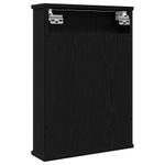 Casa si Gradina - Mobilier - Mobilier baie - Corpuri baie - Dulap cu oglinda pentru baie stejar negru lemn prelucrat - Infinity.ro